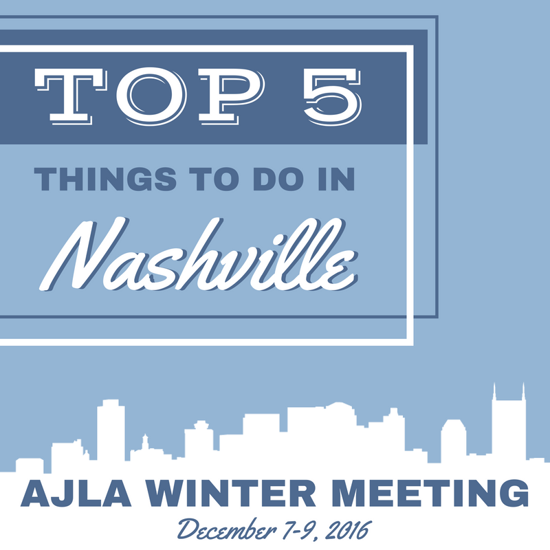 Top 5 Things to do in Nashville graphic